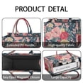 thumbnail image 4 of Large Capacity Tote Bag,Pioneer Flower Floral Print Pattern Handbag Fashion Luxury Tote Bag,15.7"x13"x 5.1" Inches,Laptop Compatible, 4 of 6