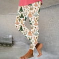 thumbnail image 5 of AOOCHASLIY Christmas Leggings for Women - Comfy Festive Holiday Themed High and Mid Waisted Fall Winter Leggings, 5 of 5