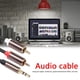 thumbnail image 3 of Cable de audio AUX de 3,5 mm a 2 RCA 1/8 a divisor 2RCA para amplificador de PC, 3 of 9