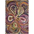 thumbnail image 2 of Safavieh Fiesta Ronald Floral Shag Area Rug, Multi, 5'1" x 7'6", 2 of 9