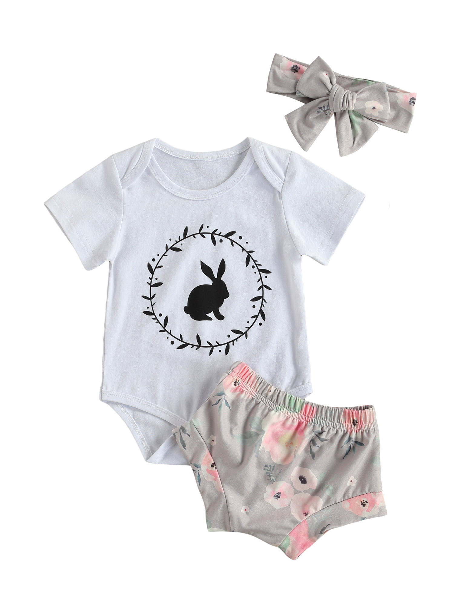 Details about  / Carter/'s Infant Baby Girl 3-Piece Bunny Rabbit Set 6 9 12 18 months