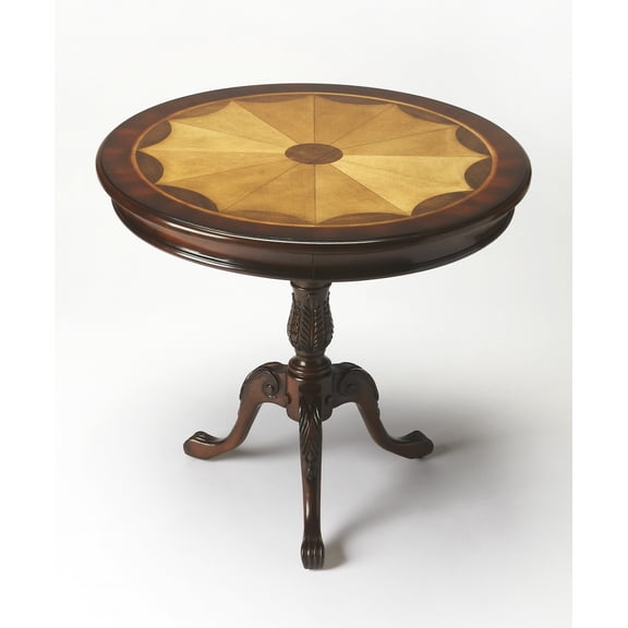 Carissa Plantation Cherry Round Pedestal Table