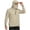 Khaki, variant on Men's Solid Hooded Long Sleeve Pullover Chest Pocket Ice Silk Sun Protection Shirt UPF Top Black M