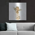 thumbnail image 6 of Luxe Metal Art 'Baby Giraffe' by Katrina Pete, Metal Wall Art, 36"x36", 6 of 9