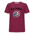 thumbnail image 4 of Kakii Baseball Shirts for Men Game Day Baseball Fan Shirt Mens Casual Baseball Team Short Sleeve Tees, 4 of 5