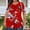 Red, variant on FAHXNVB Women's Plus Size Crewneck T-Shirts Short Sleeve Soft Cotton Floral Print Pleated Tees Tops Spring Summer Fashion Comfortable Loose Shirts,L,Black