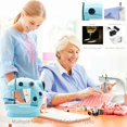 thumbnail image 3 of Duomishu Sewing Machine Mini Portable Handheld Sewing Kit LED Light Thread Cutter DIY Toys Clothes, 3 of 10