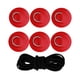 thumbnail image 2 of Kit de 6 anillos en D de PVC para fijación de cubierta, kit de amarre de cubierta, anillo en D Rojo, 2 of 9