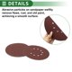 thumbnail image 5 of Hojas de lijado de gancho y lazo Unique Bargains 225x225mm rojas 10 piezas 320 grano, molienda y pulido eficientes para la fabricación y reparación de automóviles y trabajos en madera, 5 of 7