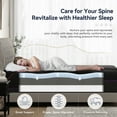 thumbnail image 5 of Sailvan 12" Full Size Mattress in a Box, Gel Cooling Memory Foam Mattress,Medium Firm Mattress Full Size for Adult,Motion Isolation and Pressure Relief,Black, 5 of 11