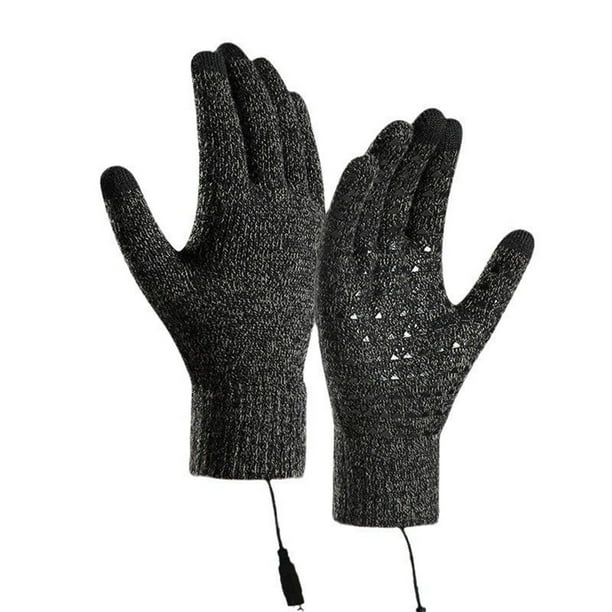 Calentador recargable por USB con pantalla táctil para el invierno, con forro polar para esquiar al aire libre y abrigarse en climas fríos
