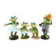 thumbnail image 1 of 4x Cute Cartoon ranas escultura ornamental figurita estatua foto accesorios Gloria estatua de escultura de escritorio, 1 of 5