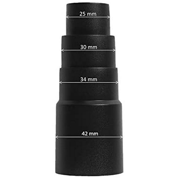 Adapter/reducer for dust extraction tool e.g. for sander, jigsaw, circular saw, table saw, orbital sander, random orbit sander, drill, etc.