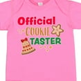 thumbnail image 4 of Inktastic Christmas Official Cookie Taster with Bell and Star Cookie Boys or Girls Baby Bodysuit, 4 of 5