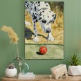 thumbnail image 3 of Dalmatian Dog Playing Golf Wall Canvas – Dalmatian Canvas Art for Dog Lovers, Golf Canvas and Unique Room Decor, 3 of 5