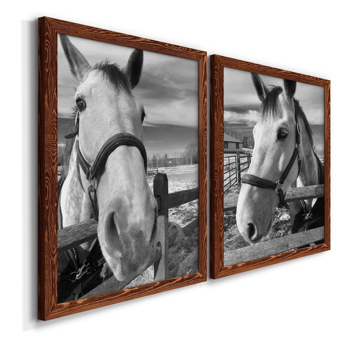 Caen - Premium Framed Canvas 2 Piece Set - Ready to Hang