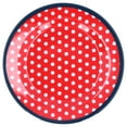 thumbnail image 2 of Reusable Snack Plate Reusable Melamine Plate 9in Dinner Plate Lightweight Decorative Tableware with Smooth Round Edge for Fruits Salads Cakes, 2 of 7