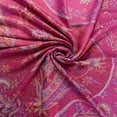 thumbnail image 6 of CosplaySpa Luxurious Silk Blend Pashmina Shawl Scarf for Fall Season, Paisley, 6 of 6