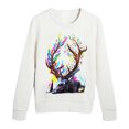 thumbnail image 1 of Moda mujer casual manga larga animal impreso damas sudaderas tops Fridja ghj987+1276, 1 of 5