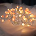 thumbnail image 3 of Tulip Glowing Bouquet with Light Strip DIY Handcraft Beautiful Tulips Artificial Flowers for Girlfriend Mom 52 Flowers, 3 of 3