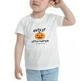 thumbnail image 3 of Little Pumpkin In The Patch Halloween Cute Toddler Tshirts for Boys Girls (White, Youth XL), 3 of 5