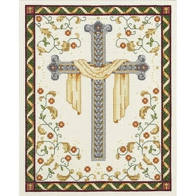 Janlynn 23 0147 23rd Psalm Counted Cross Stitch Kit 10 1 2 X16 1 2 14 Count Walmart Com Walmart Com