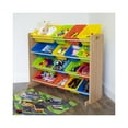 thumbnail image 6 of Humble Crew Kids Toy Storage Organizer with 16 Plastic Storage Bins, Natural/Multi Colors, 6 of 6