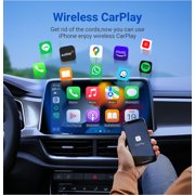 Ottocast Mini Slim 3.0 Wireless CarPlay Android Auto Adapter Black 2 IN 1 Car Accessories