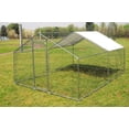 thumbnail image 3 of Walsport Large Chicken Run 10x10 ft Walk in Coop for Poultry Dog Rabbit Hen Cage Pen Metal Door, 3 of 8