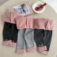 thumbnail image 4 of Toddler Big Girls Winter Warm Thicken Fleece Leggings Kids Thick Thermal Tights Pants, 4 of 4