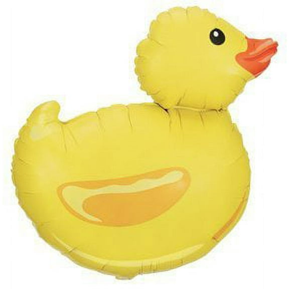 BABY Shower Yellow DUCK Rubber Just Ducky Duckie Party Mylar Decor BALLOON by Lgp