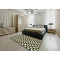 thumbnail image 5 of Ahgly Company Machine Washable Indoor Square Transitional Light Green Area Rugs, 3' Square, 5 of 7