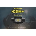 thumbnail image 6 of Nitecore HC65M V2 NVG Mountable Helmet Light -1750 Lumens w/ NL1835HP Batteryand Eco- Sensa USB-C Cable Included, 6 of 8