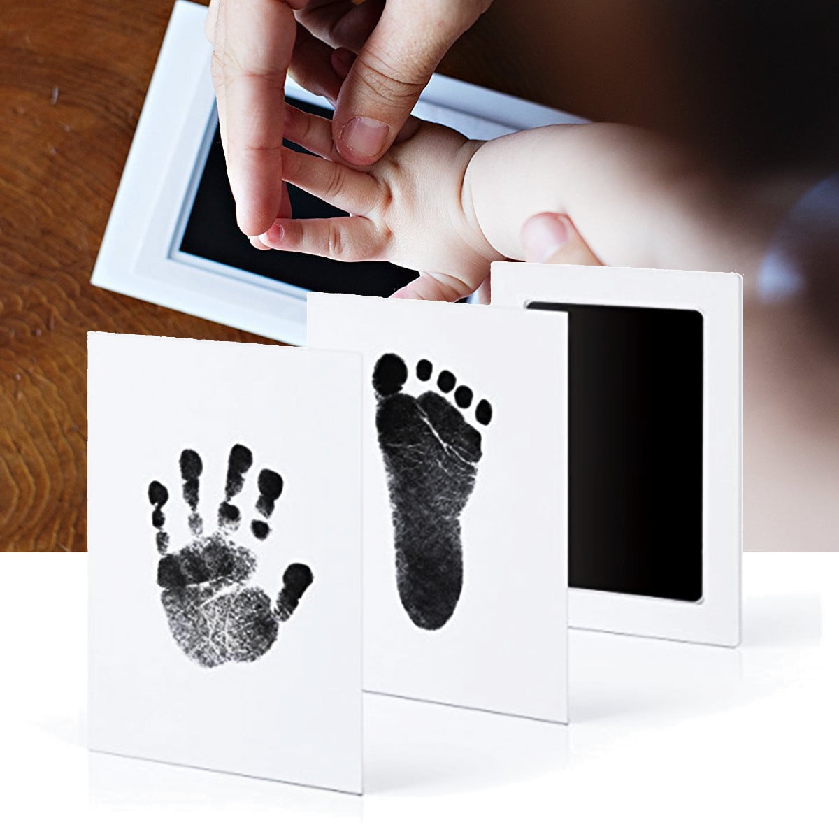 baby footprint stamp kit