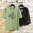 thumbnail image 3 of Chándal Gráfico Trajes Deportivos Jogging Ropa De Hombre Ropa Deportiva Camiseta Hombre Pantalones Cortos Negros Conjuntos Marcas Originales Top 2024 Tendencia Xl, 3 of 4