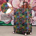 thumbnail image 4 of Colorful Games Graffiti Black Pattern Luggage Cover Fashion Suitcase Cover Baggage Covers Fit 25-28 Inch Luggage (Go Travel), 4 of 5