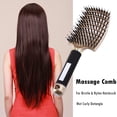 thumbnail image 3 of Peine de Masaje para el Cuero Cabelludo Ndcxsfigh Cepillo Antiestático para Cabello Rizado y Recto Dorado, 3 of 9