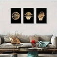 thumbnail image 2 of 3pcs Frameless Basketball Posters And Prints Wall Art, Neon Painting On Canvas, Modern Murals, Teenage Boys Room Decoration Picture, Frameless, 2 of 4