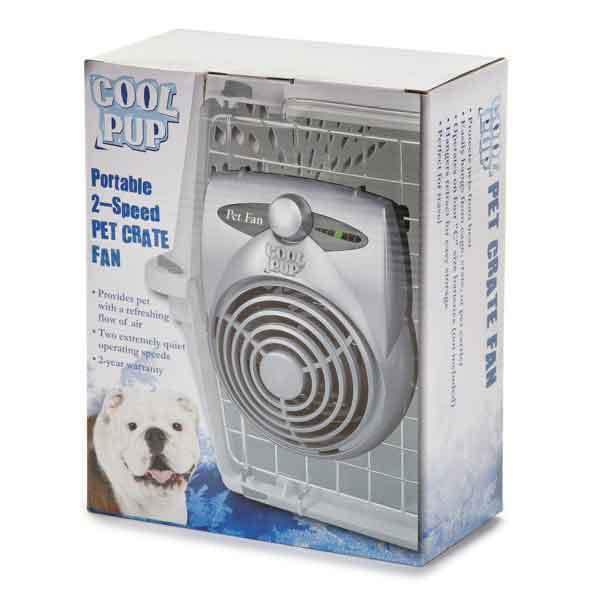 Mariner handikap indlæg Cool Pup Dog Crate Cooling Fan Pet Cage Two Hours Of Cold Airflow Hanging  Fans - Walmart.com