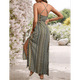 thumbnail image 5 of Vestido de Tirantes Finos para Mujer, Vestido de Verano, Pareo , Informal, Verde, Talla S, 5 of 8