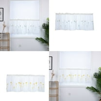 1X One Piece of Curtain 1Pcs Voile Curtain Swags All Colours Pelmet Valance Net Curtains Voile Swag Curtain