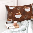 thumbnail image 6 of Kll Cute Sloths Bear Relaxing In Coffee Cup Pillow Covers Envelope Closure,Super Soft And Cozy Fuzzy Fleece Pillow Case Cover 20"X30", 6 of 9
