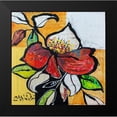 thumbnail image 2 of St Hilaire, Elizabeth 20x20 Black Modern Framed Museum Art Print Titled - Red Floral Study, 2 of 5