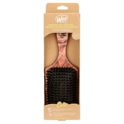 Wet Brush Argan Oil Infused Shine Enhancer, Large Paddle Hairbrush, Traditional Wood, 1 Ct