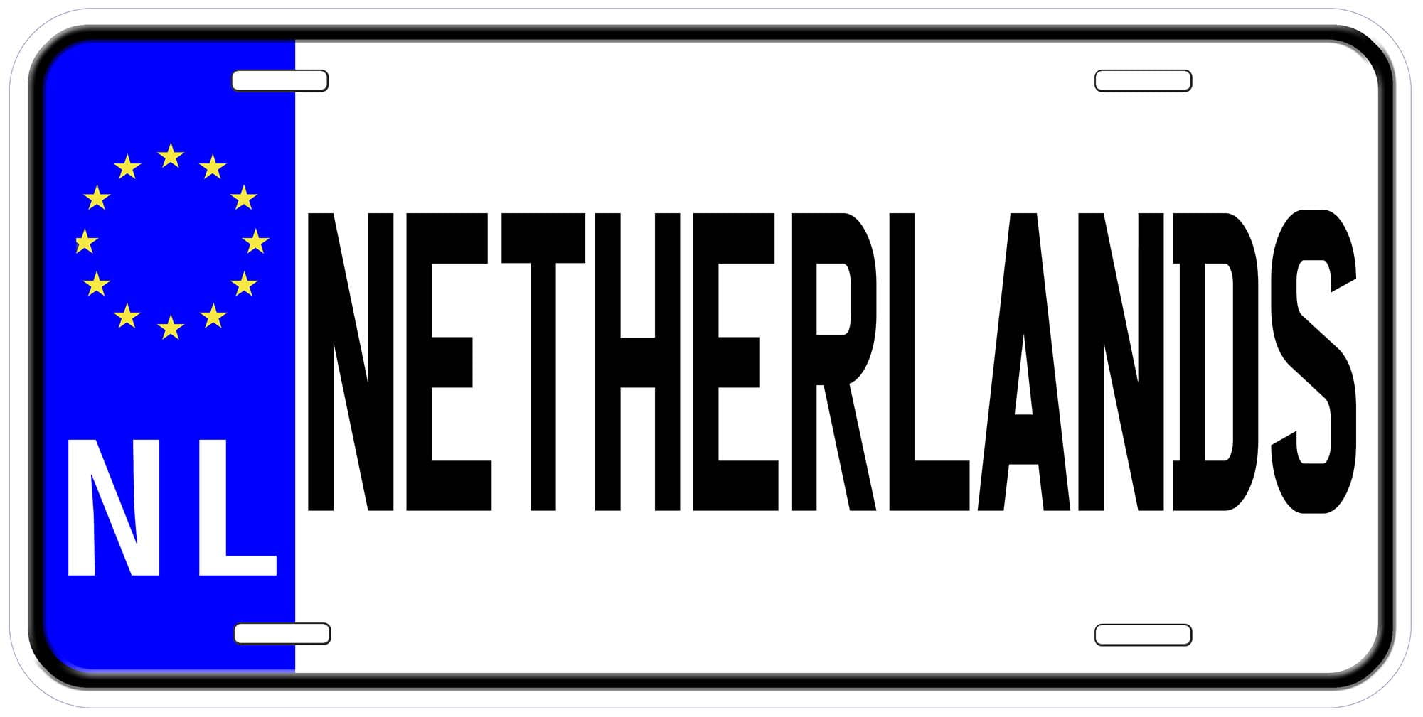 Netherland NL Novelty Car License Plate