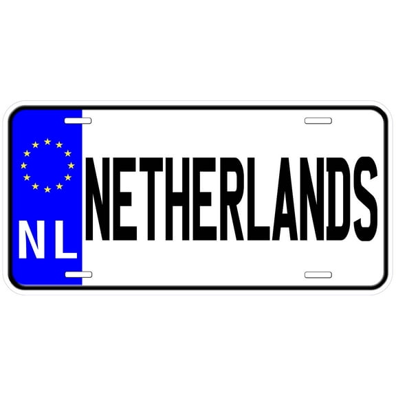 Netherland NL Novelty Car License Plate