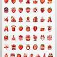 thumbnail image 4 of 35pcs-50pcs Cheerful Stickers Stationery Strawberry Stickers Decorative Decals DIY Stickers Kids Stickers for Luggage Phone Laptop, 4 of 9