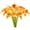 Orange, variant on Morttic 20PCS Artificial Flowers Calla Lily Flowers Real Touch Silk Fake Flowers Bouquet for Wedding Bouquet Home Party Wedding Home Wall Decor, Pure yellow