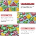 thumbnail image 3 of 154pcs Glitter Glass Mosaic Tiles Cabochons Assorted Colors, 3 of 8