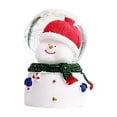thumbnail image 2 of Christmas Snow Globe, Light Up Resin Glass Snowball Ornament, Holiday Desktop Decor Gift For Teens, 2 of 6